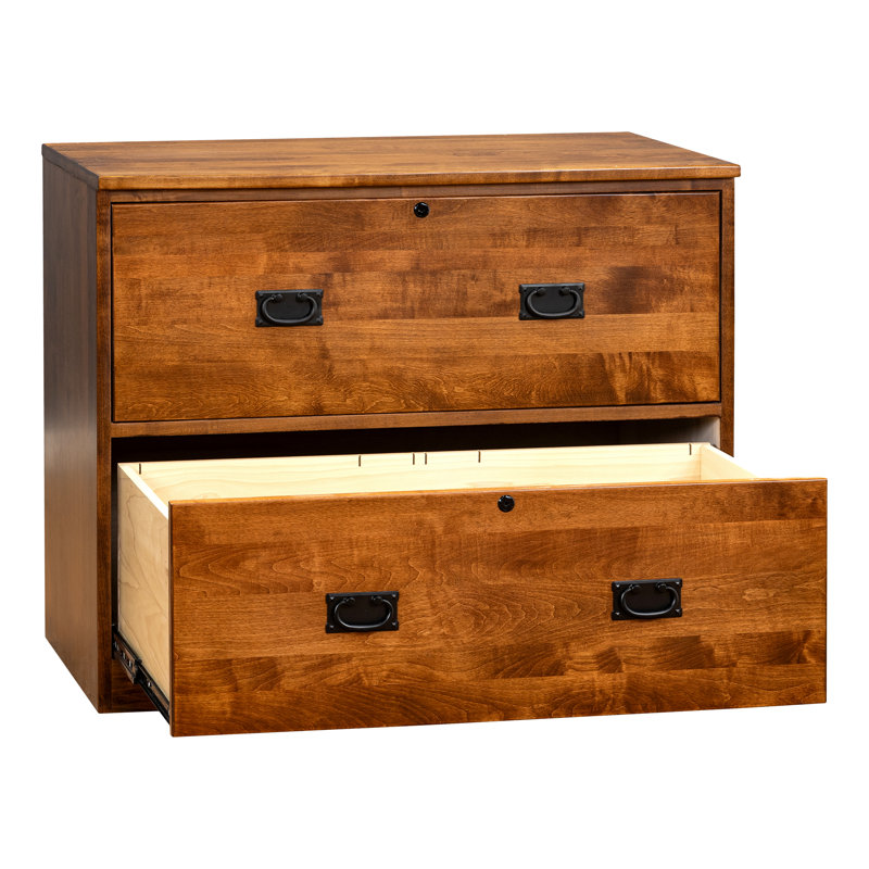 2 - Drawer Lateral Filing Cabinet, Cherry