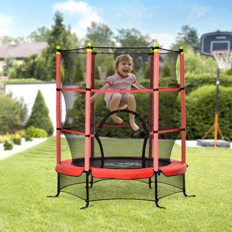 Trampoline pour enfants 5,3 pi Soozier, Rouge