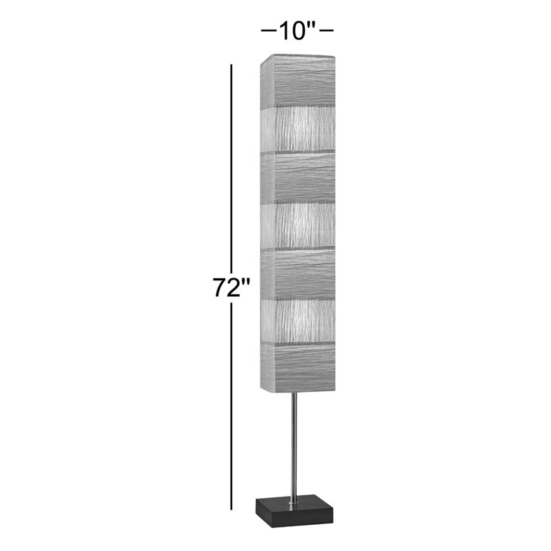 Lampe sur pied colonne 72 "Ashaz