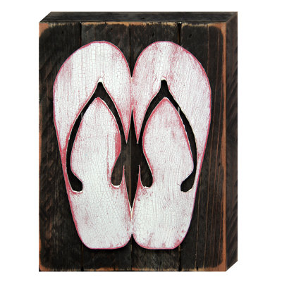Handmade Abstract Wall Decor on Wood