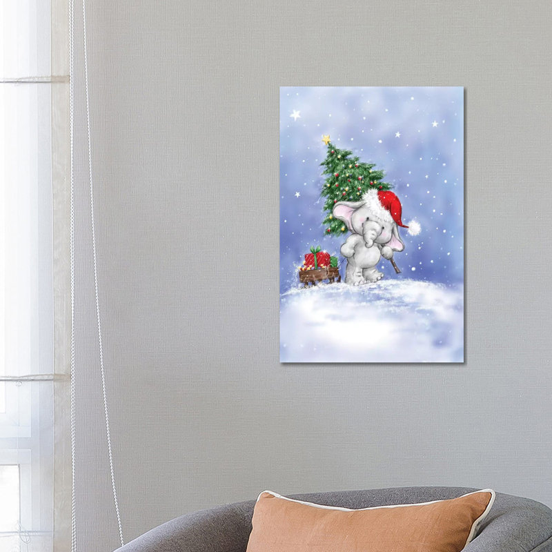 Elephant I 1 Piece Wrapped Canvas Wall Art, 66.04 cm H x 45.72 cm W x 1.91 cm D