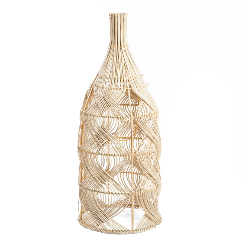Rattan Novelty Lamp Shade ( Uno ) in Natural, 70" H x 30" W x 30" D