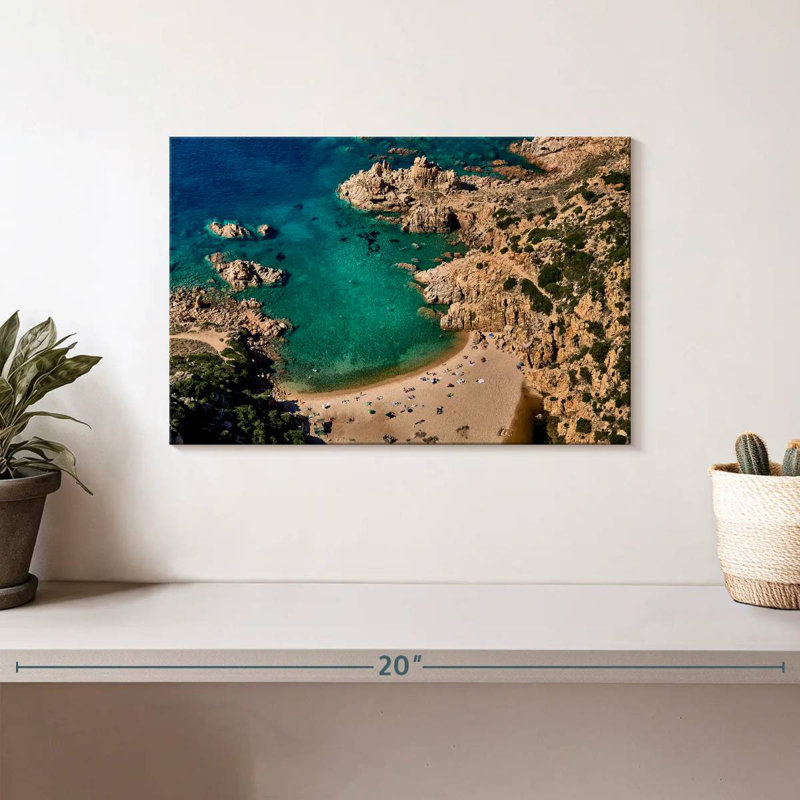 Gillard Sardinia Coastline, 8" H x 12" W