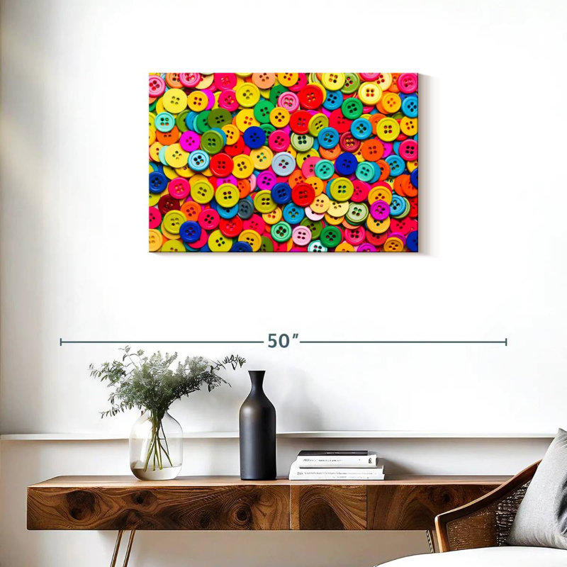 Senne Buttons Collection, 20" H x 30" W