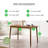 Drea Solid Wood 4 or 6 Seater Dining Table - Traditional Rustic Farmhouse Kitchen Style-146012831-168228911