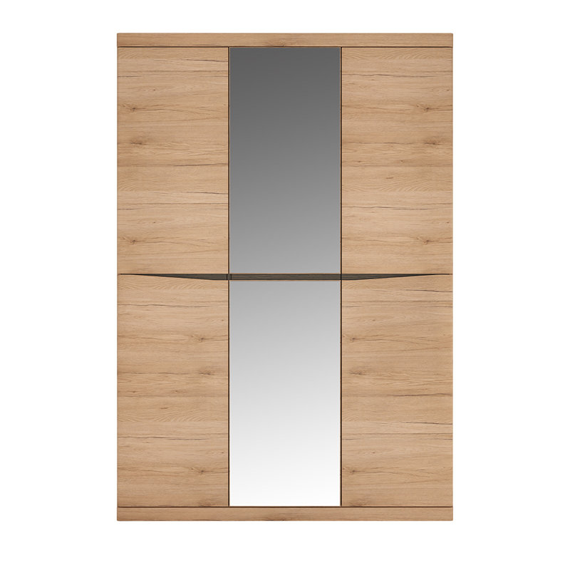Aryanna 3 Door Manufactured Wood Wardrobe