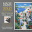 Garden by the Sea - reproduction encadrée de qualité supérieure - prête à être accrochée - aucun clou requis - aucun clou requis-1878290031-1878290030