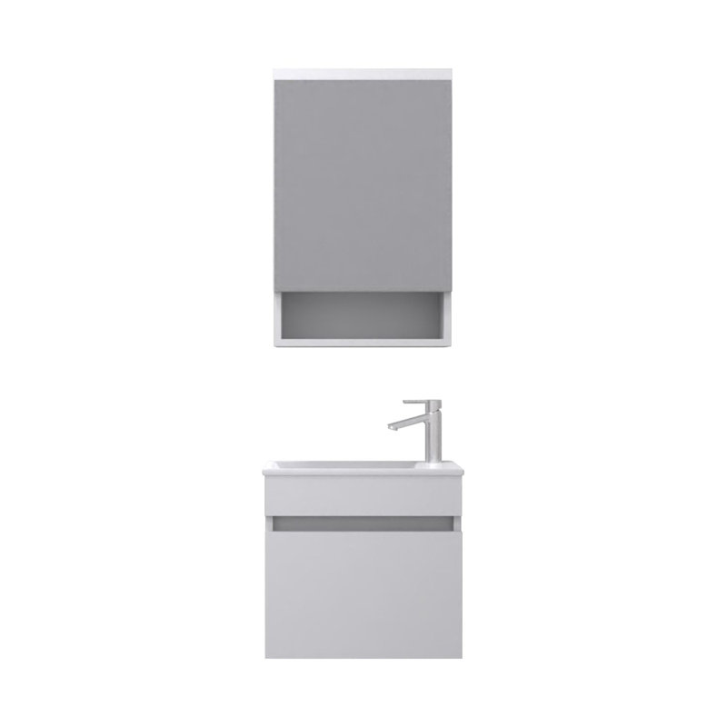 Bathroom Furniture Set (2 Pieces), White