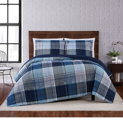Polyester Plaid Quilt