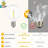 Solar Powered Outdoor 50ft 25 Bulbs Standard String Lights