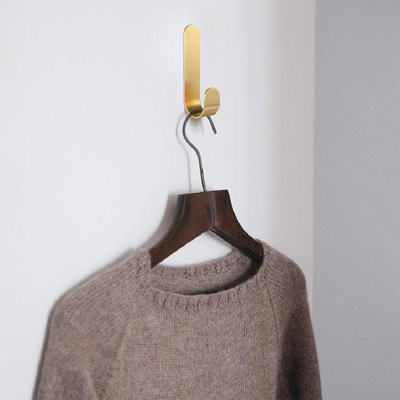 Ensemble de 4 crochets à serviettes muraux