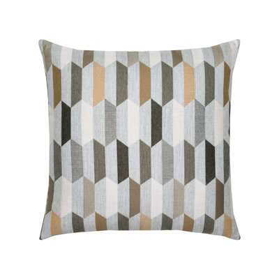 Chiseled Geometric Square Indoor / Outdoor Pillow Cover & Insert
