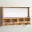 Hofer Mirror with Hooks and Shelves
