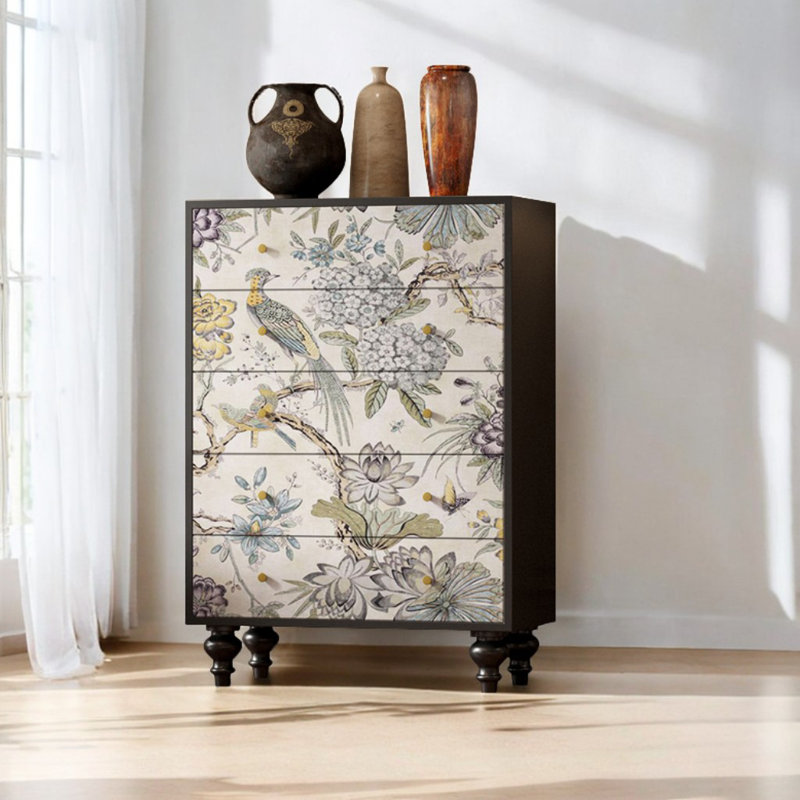 Commode d'appoint en bois massif italien