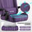 Gaming Chair Breathable Fabric Computer Chair Comfortable Office Chair Game Chair with Headrest and Lumbar Support,Ergonomic Video Game Chairs for Adults,360°-Swivel Seat-1485859342