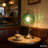 16.5'' (H) Metal Table Lamps Desk Lamp with Clover Glass Shade, Tiffany Style-117335410