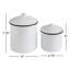 Metal Canister - Set of 2