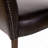 Palmyra Tufted Upholstered Dining Chair in Brown
