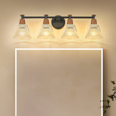 Éclairage pour meuble-lavabo 4 lumières Amilla