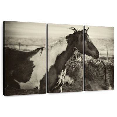 Brampt Kissing Horses I