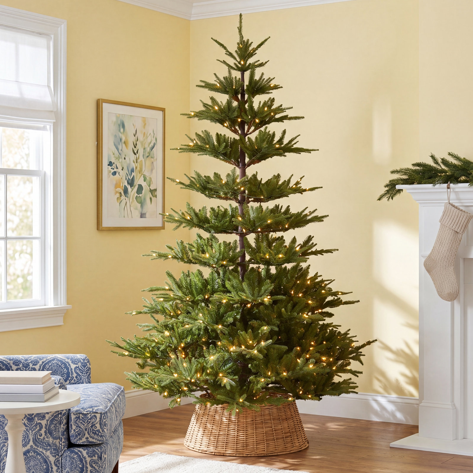 7.5' Pre-Lit Fir Tree