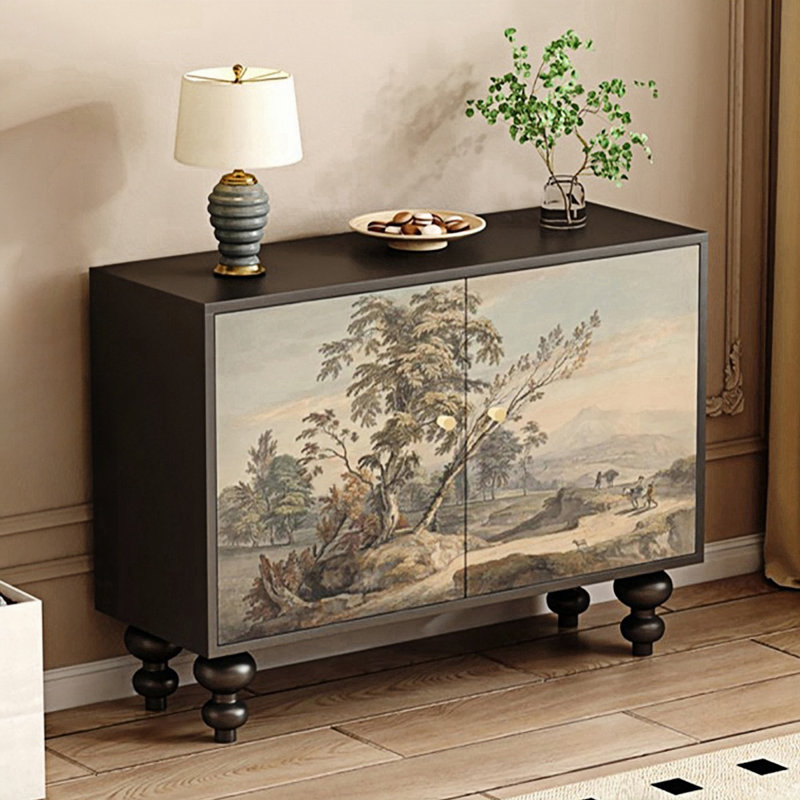 Armoire décorative française avec portes doubles