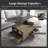 Lift-Top Coffee Table With 4 Stools,3-In-1 Multifunctional Center Table