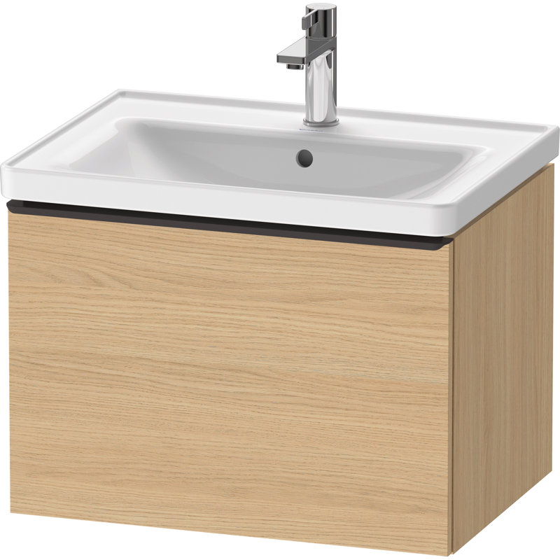 D-Neo Vanity Unit Wall-Mounted 25" x 17.75" x 17.38", Natural Oak