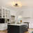 Hannah-Jayne 18.5'' Sputnik Modern Linear Flush Mount Lighting for Small Rooms