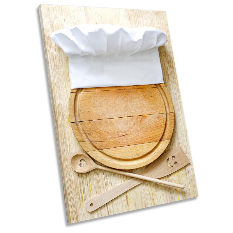 Chef Cooking Kitchen Picture 1 Piece Wrapped Canvas Wall Art, 45.7cm H x 30.5cm W x 2cm D