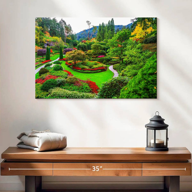 Parc Sirci Butchart Garden, H 16 po x l 24 po