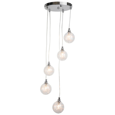 Batum 5 - Light Chrome Cluster Pendant