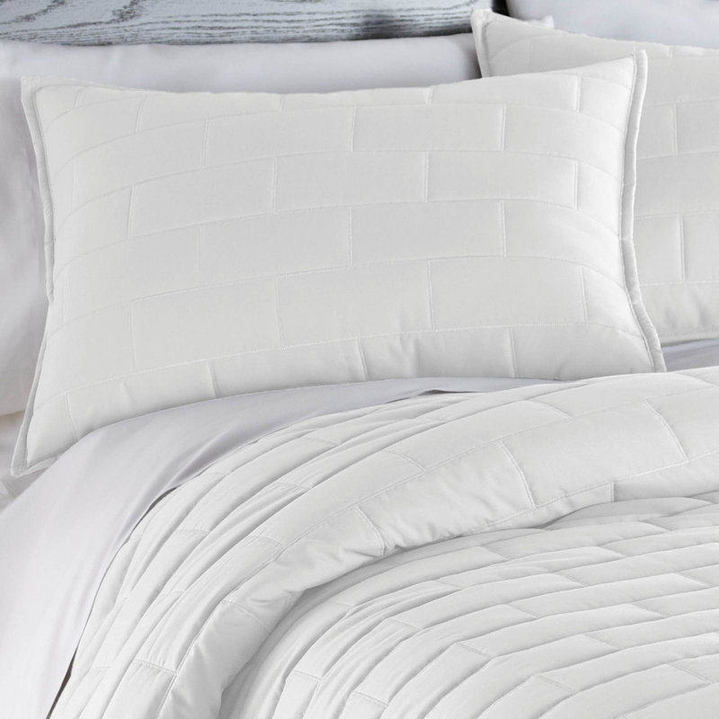 Southshore Fine Linens Brickyard Lightweight Oversized Quilt Set with matching shams, King/Cal. King Quilt + 2 King Shams