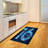 Blue High Density Long Fiber Poly Threads Decorative Area Rug Carpet-42029067