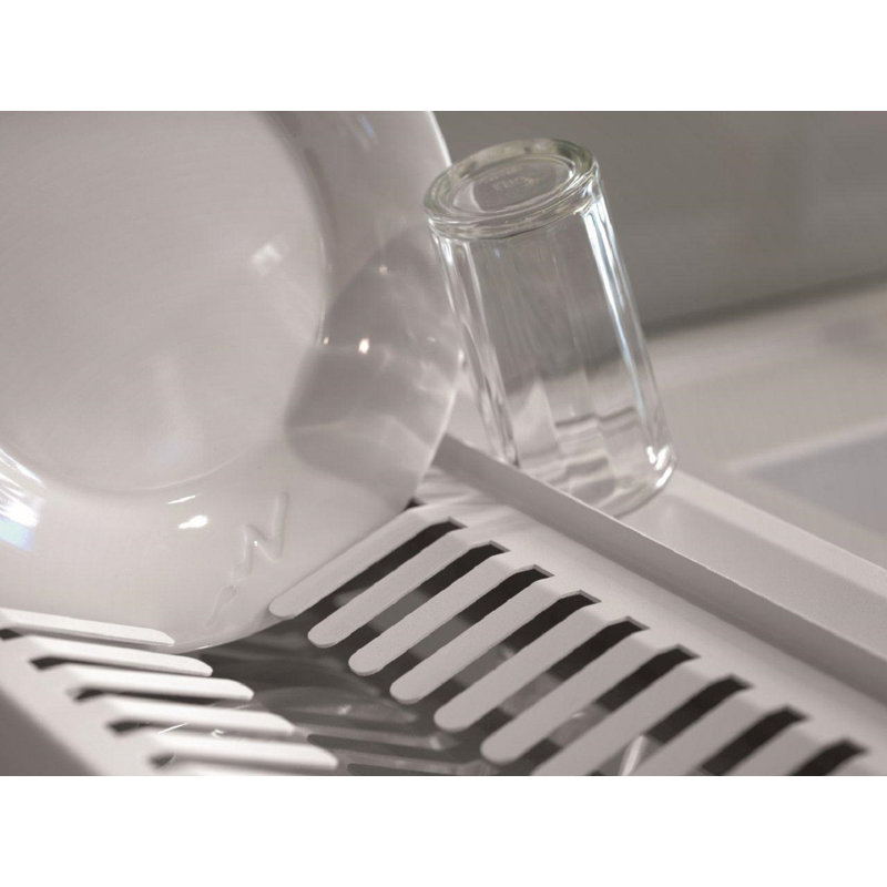 Nieves Rinse Basket, White