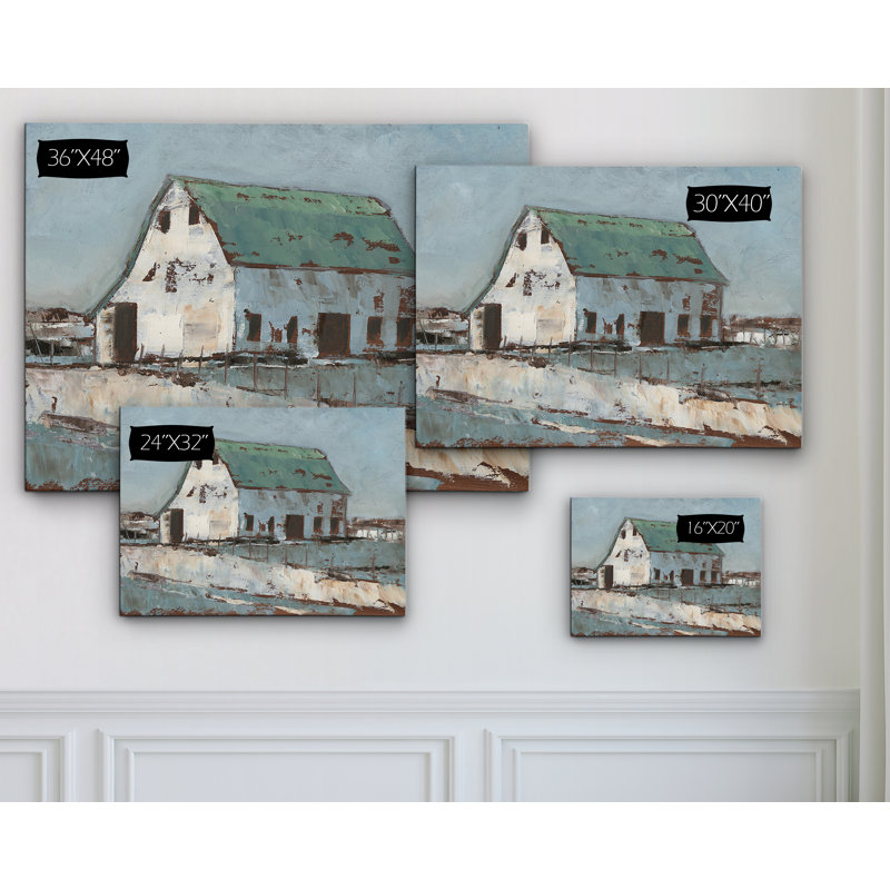 « plein air grange ii », reproduction sur toile enroulée, H 16 po x l 20 po x P 1,5 po