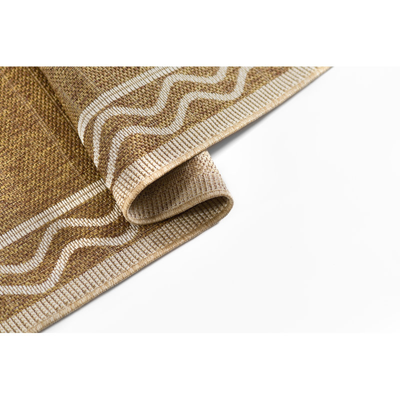Natural Diamond Pattern Rectangular Synthetic Rug 9' x 12'