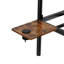 Floating Metal Bed Frames with Headboard Side Shelves, Lighting & Charge-987194967