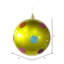 Ornement boule de Noël bonbon à pois-30592191-30592195