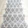 Grey Trellis Stair Carpet