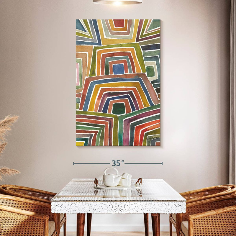 Avery Stripes II, 51" H x 34" W
