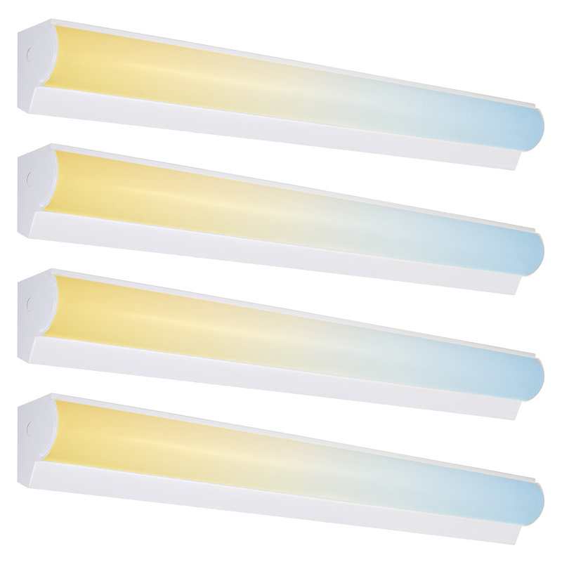 4ft Commercial Led 3cct Led Linear Stairwell Strip Light Fixture 