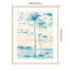 «Coconut Grove I» par Melissa Wang, impression sur bois encadrée-100672358