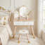 Kids Butterfly 2-pc Makeup Vanity Table & Stool-276640629