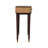 Solid Wood Belmont Cane Edge Console Table, 2 Drawers
