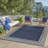 Solterra Cabana Navy Blue Beige Cream Modern Stripe Border Flatweave Polypropylene Indoor/ Outdoor Area Rug-114547287