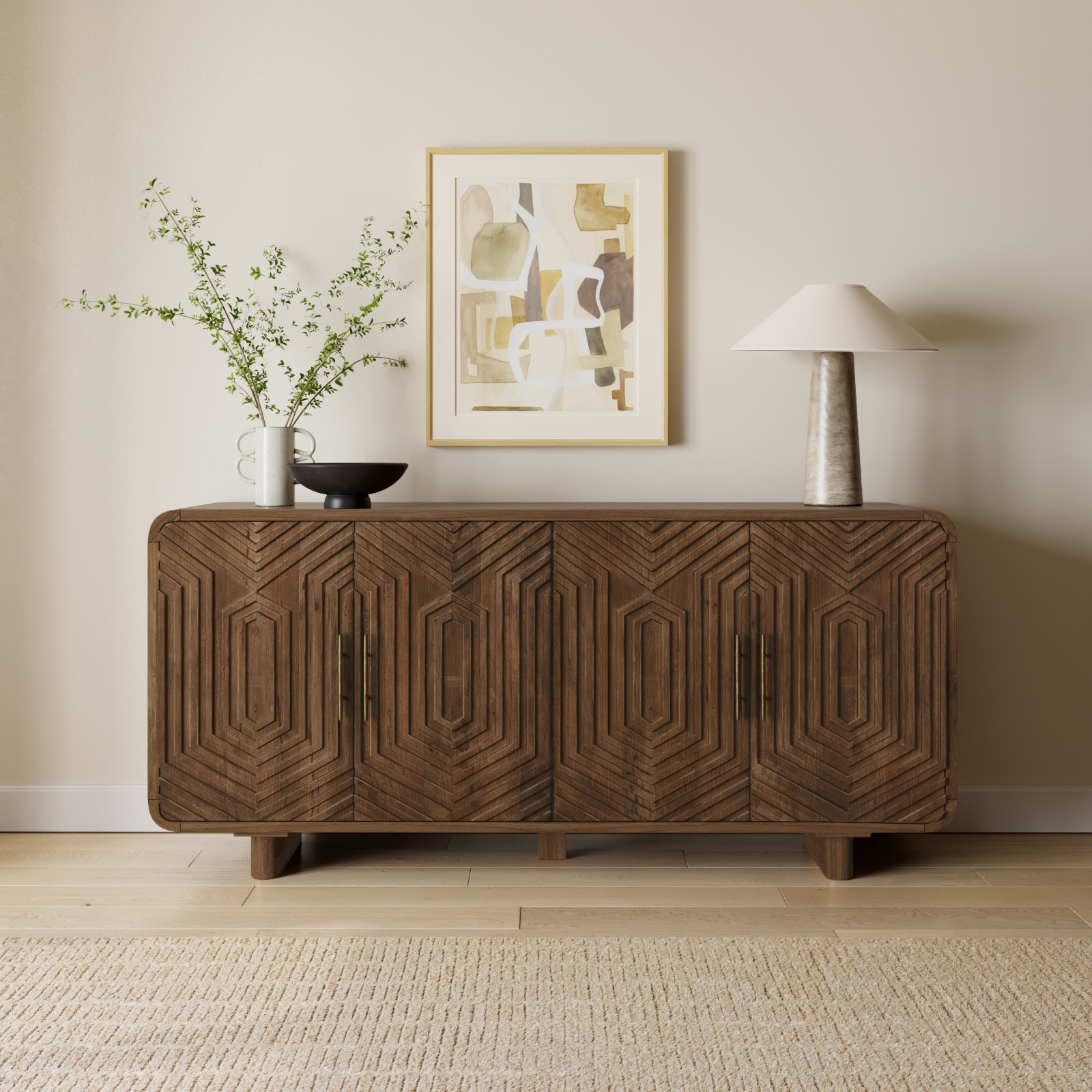 Quince 78'' Sideboard, Brown