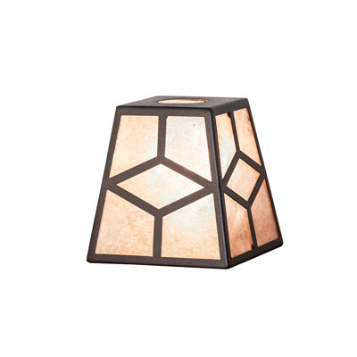 5 in. H Square Candelabra Shade