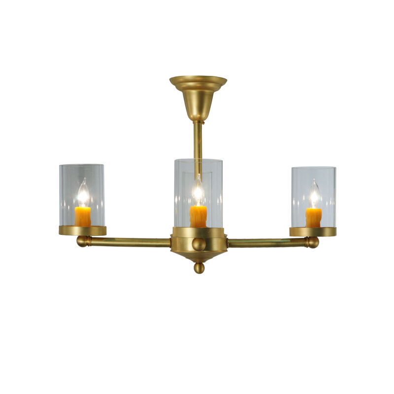 Schoolhouse & Early Electric 4 - Light Chandelier