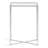 Everly Quinn Jaspur Narrow and Metal Rectangle Side Table-1416030229